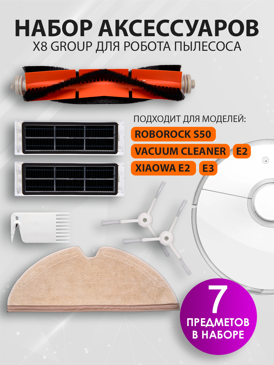 Набор аксессуаров для пылесоса Roborock Vacuum Cleaner, 7 шт