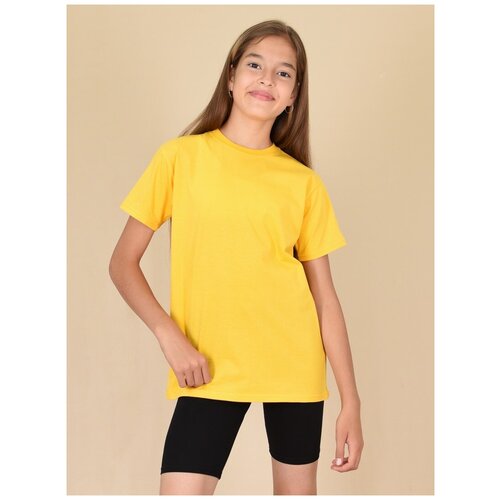 Футболка LIDЭКО, размер 56/110, желтый футболка lidэко размер 56 110 зеленый