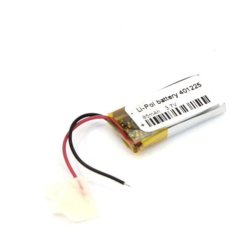 фото Аккумулятор li-pol (батарея) 4*12*25мм 2pin 3.7v/85mah