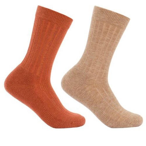 Носки Naturehike, 2 пары, размер 40-44, бежевый, оранжевый