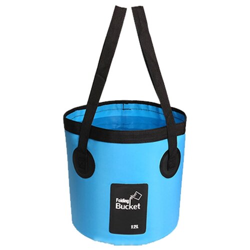 фото Водонепроницаемая складная сумка-ведро nuobi folding bucket (для дачи, похода, туризма) (голубой (12л))