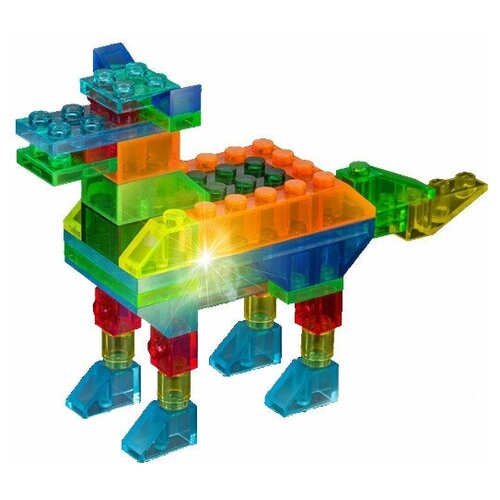 Конструкторы для мальчиков / Конструктор / Подарок / LED Конструктор / 48 деталей / Не является брендом Лего и Майнкрафт.