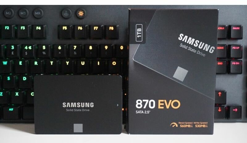 Твердотельный накопитель (SSD) Samsung 250Gb 870 EVO 2.5" SATA3 (MZ-77E250BW) - фотография № 9