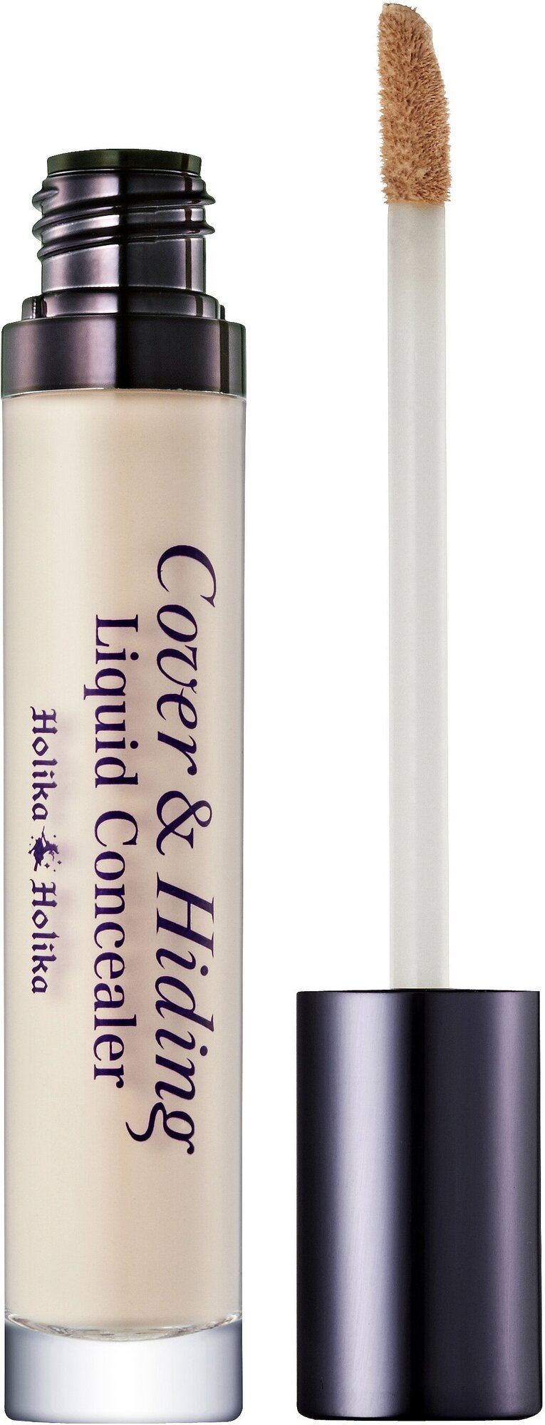 HOLIKA HOLIKA Консилер для лица жидкий Cover & Hiding Liquid Concealer, 5 мл, 01 Светлый бежевый