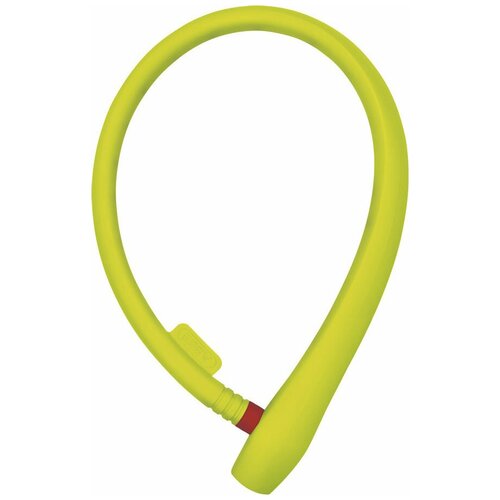 Велозамок Abus Ugrip Cable 560/65, с ключами, цвет: лайм, длина 65 см