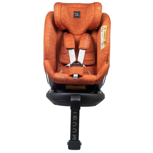 Автокресло детское BabyAuto Muugi i-Size Orange Brunt (группа 0,1,2,3, до 36 кг)