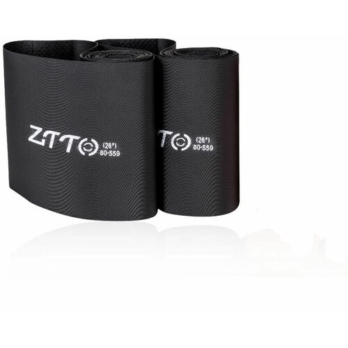 Ободная лента для колёс велосипеда ZTTO 26x80mm, для фэтбайков, черная 2 шт