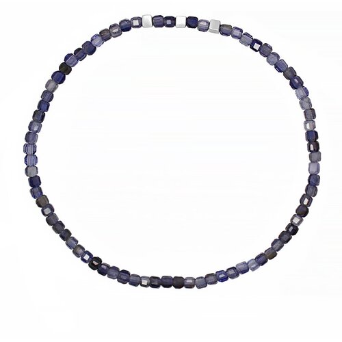 Браслет KARMONIA, иолит, 1 шт., размер 16 см, фиолетовый браслет karmonia лабрадорит размер 20 см