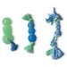 Набор игрушек для собак Petstages Mini Dentachew Pack зеленый/синий