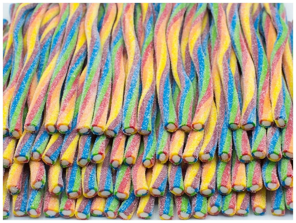 Мармелад жевательный HALAL "Макси палочки Многоцветные в сахаре" 1,3кг DAMEL/Испания