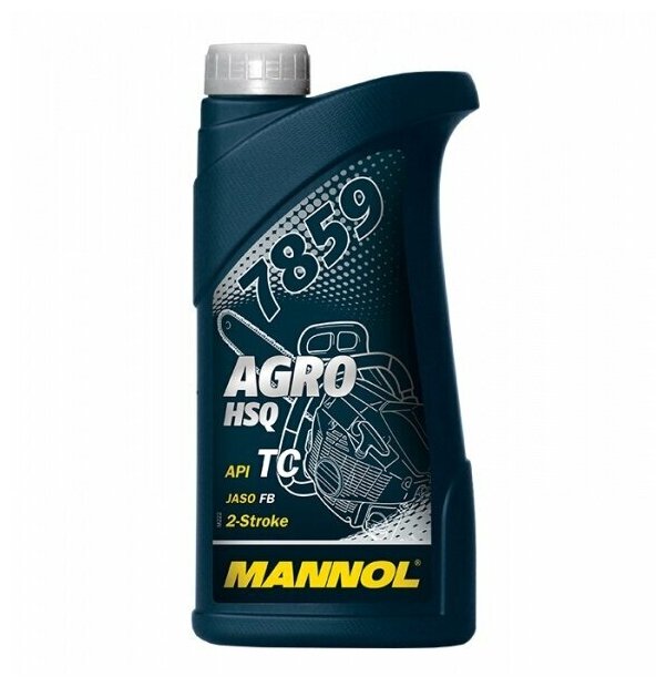 Масло моторное 2Т син. Mannol Agro Formula H (Agro for Husqvarna) 1л - фотография № 2