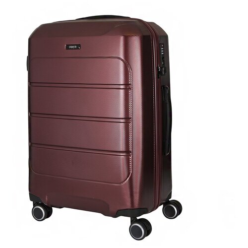 Чемодан FABRETTI, 88 л, размер M, красный чемодан 88 л размер m бордовый