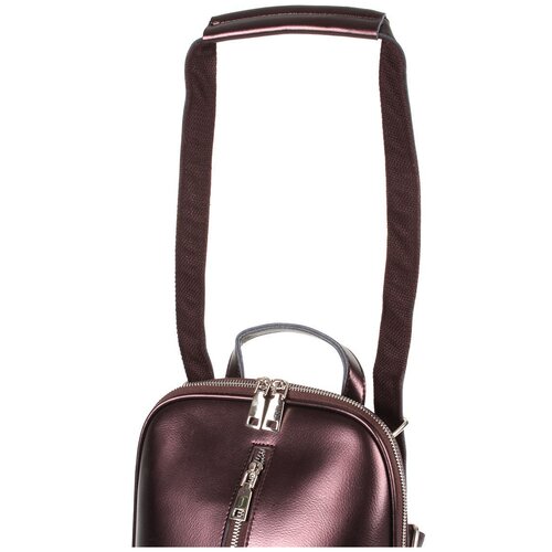 фото Рюкзак женский натуральная кожа meyninger св268/пурпурный, модель рюкзак