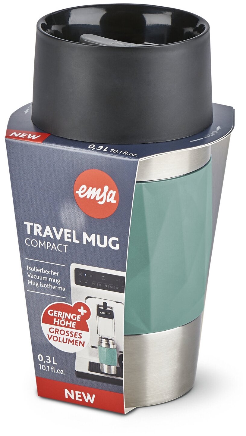 Термокружка Emsa Travel Mug Compact 0,3л (N2160300) - фотография № 9