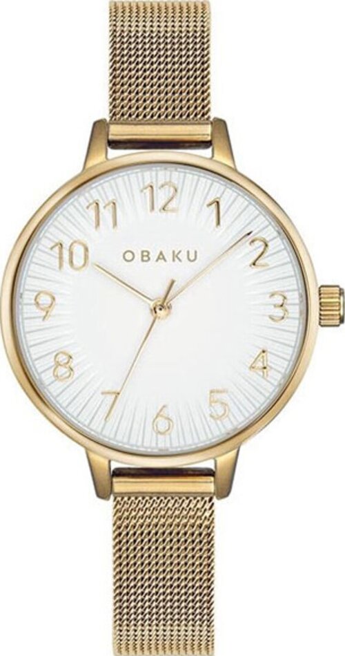 Наручные часы OBAKU Mesh, золотой