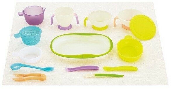 Набор детской посуды для кормления от 5 месяцев Combi «Baby Tableware» - фото №3