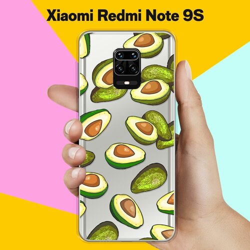 Силиконовый чехол Авокадо на Xiaomi Redmi Note 9S силиконовый чехол много авокадо на xiaomi redmi note 9s