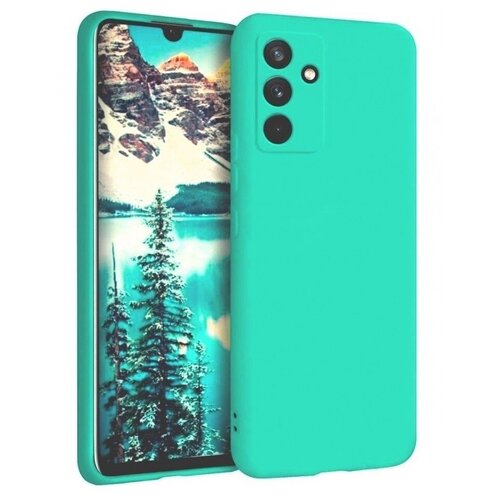 Накладка силиконовая Silicone Cover для Samsung Galaxy M23 5G M236 / Samsung Galaxy M13 4G M135 бирюзовая накладка силиконовая silicone cover для samsung galaxy m23 5g m236 samsung galaxy m13 4g m135 розовая