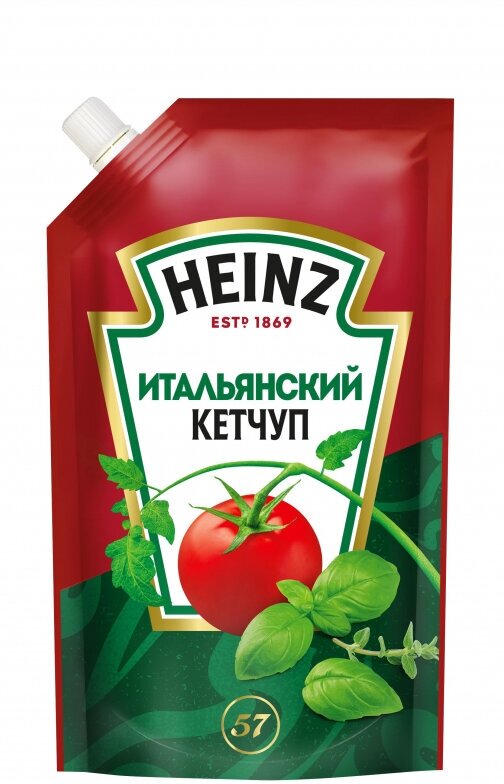 Кетчуп Heinz Итальянский дой-пак, 320 г