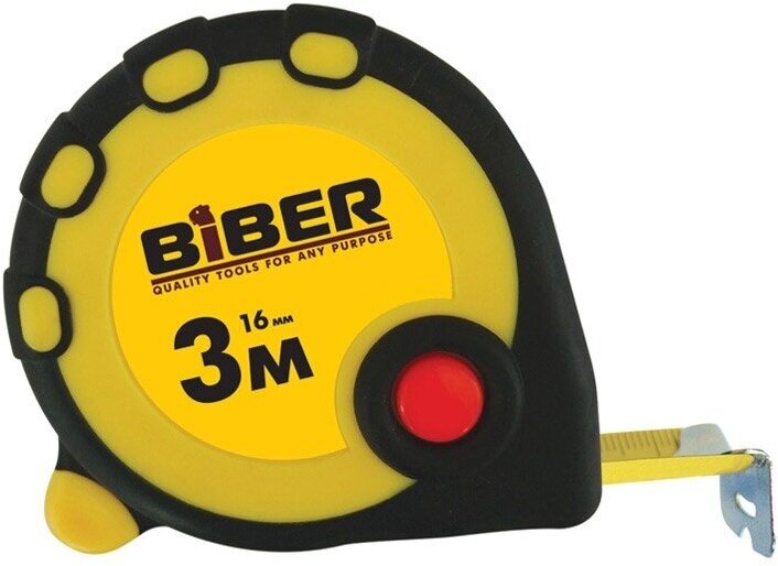 Рулетка Biber 40091 Standart 3 м/16 мм