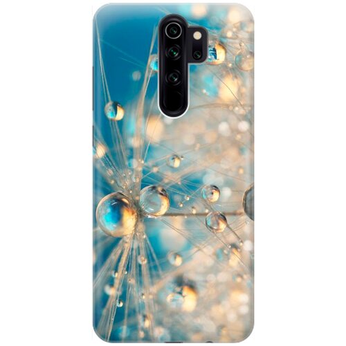 фото Re:pa накладка transparent для xiaomi redmi note 8 pro с принтом "одуванчик в капельках"