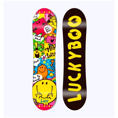 Сноуборд универсальный детский LUCKYBOO PLAYGROUND - 110 - Желтый