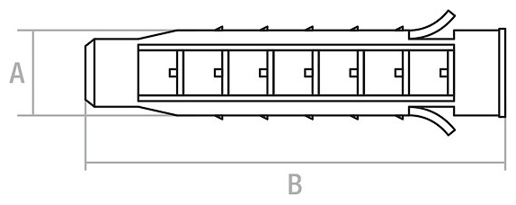 Дюбель распорный STARFIX SM-48345-250