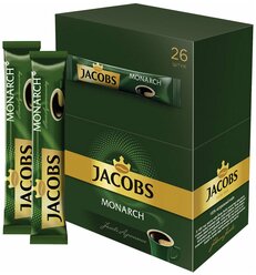 Растворимый кофе Jacobs Monarch, в стиках, 26 уп., 46.8 г