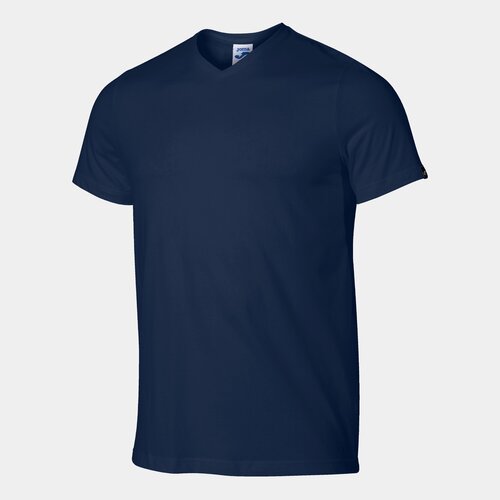 женская футболка с коротким рукавом v образным вырезом и пуговицами Футболка joma, размер XXL, синий
