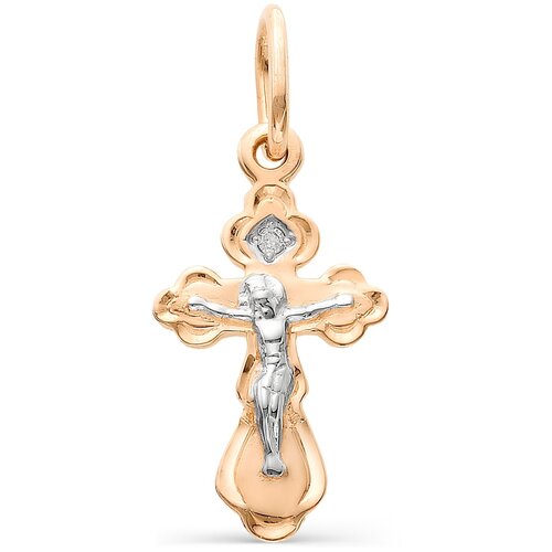 Алькор Золотой крестик (Бриллиант) 3678-100