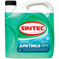 Лучшие Жидкость для стеклоомывателя зимняя SINTEC