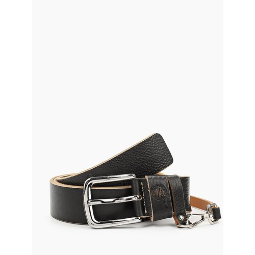 фото Ремень olio rosti, размер 120, черный