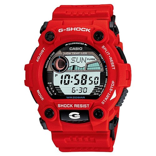 Наручные часы CASIO G-Shock, серый, красный