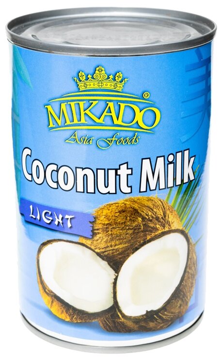 Кокосовое молоко Лайт 5-7% Микадо ж.б 400/410 1 шт