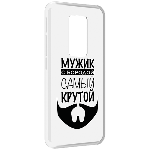 Чехол MyPads крутой-мужик-с-бородой мужской для Motorola Defy 2021 задняя-панель-накладка-бампер