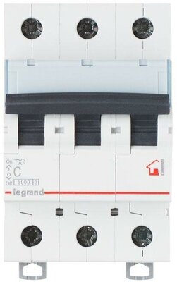 LEGRAND 404059 (604838) Автоматический выключатель, серия TX3, C32A, 32A, 3-полюсный