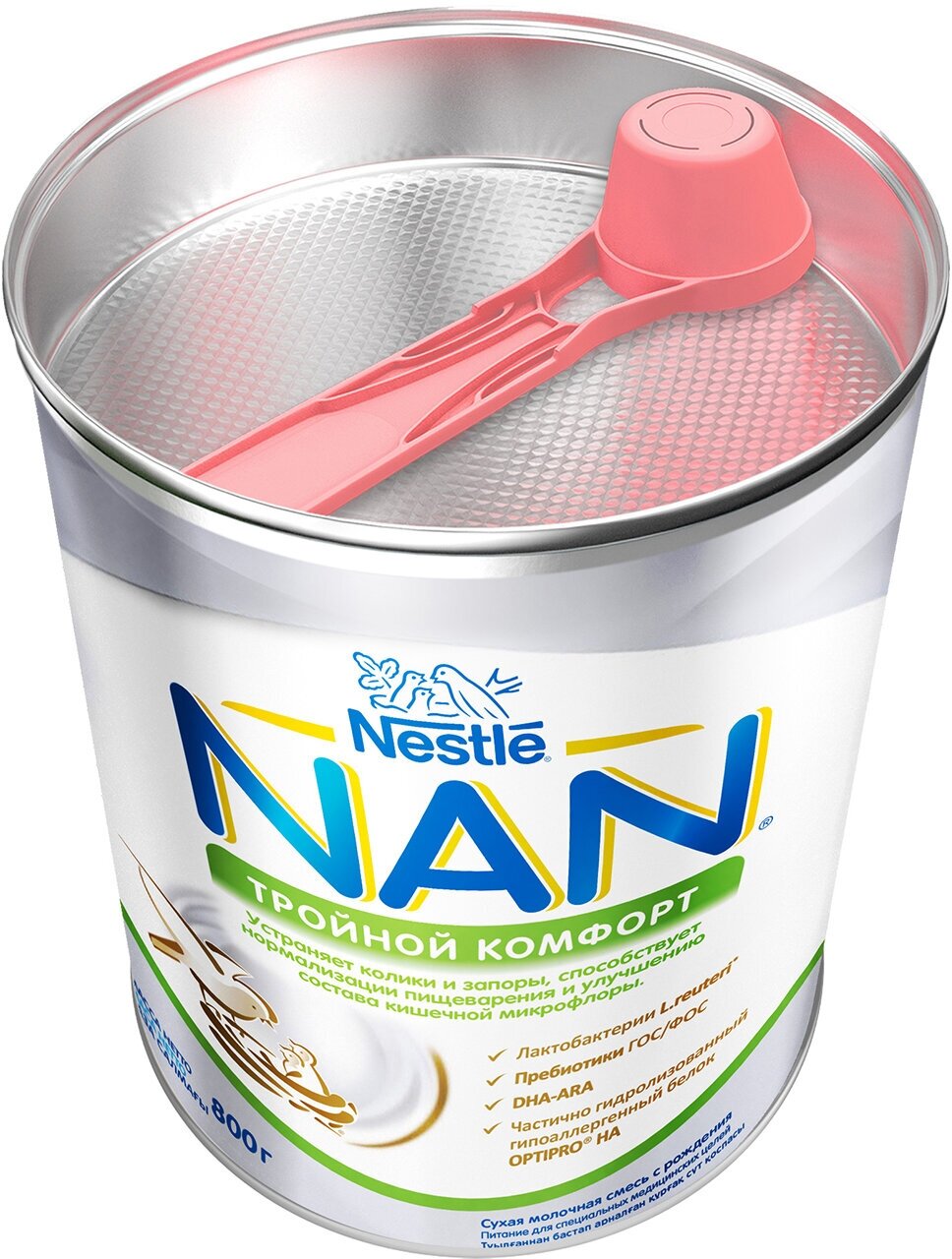 Смесь Nestle NAN молочная сухая Тройной комфорт 400 г NAN (Nestle) - фото №15
