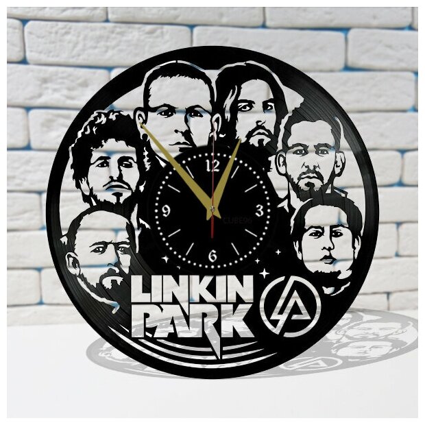 Настенные часы из виниловой пластинки Linkin Park 4