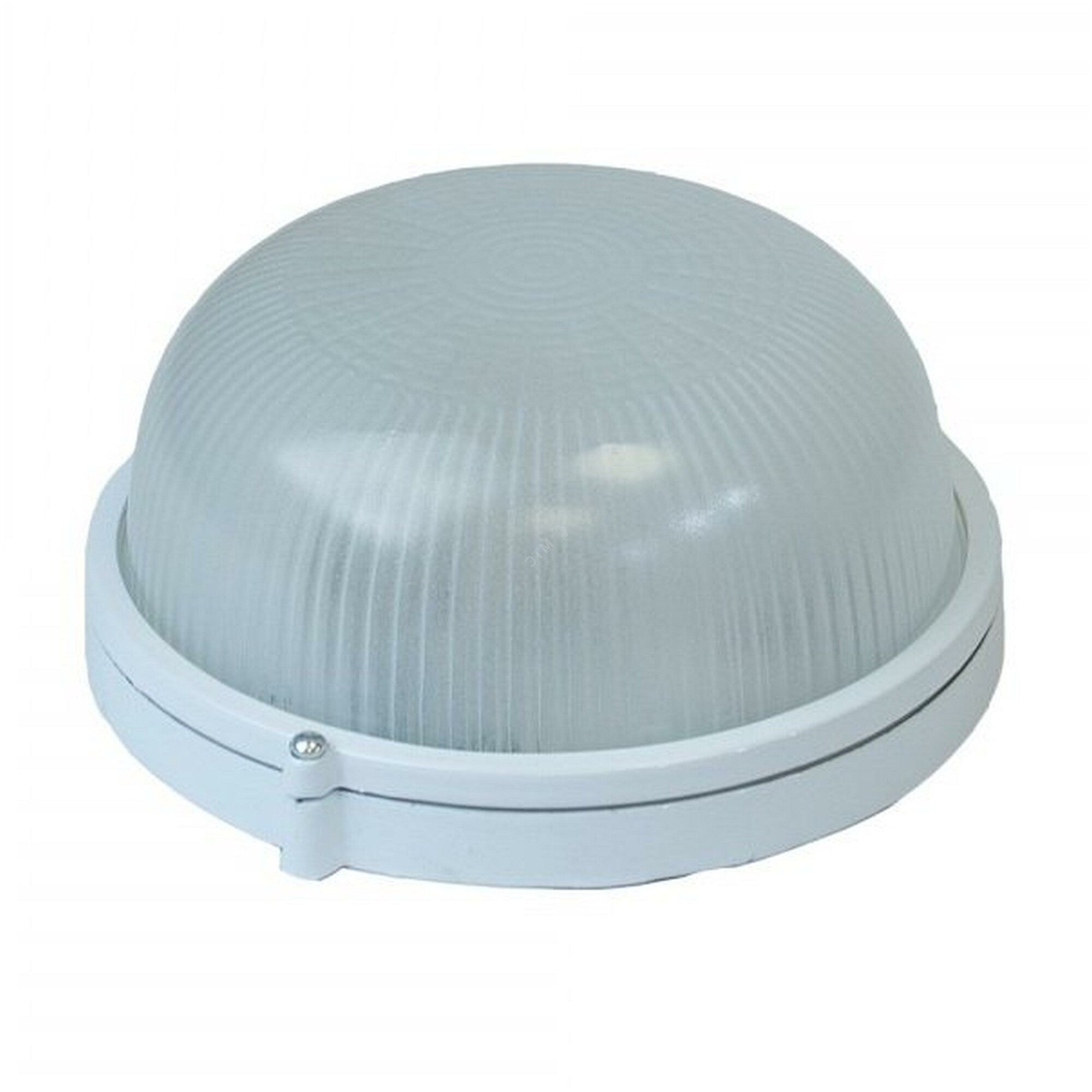 Светильник ЭРА НБП 03-60-001 Акватермо алюминий/стекло IP54 E27 max 60Вт D176 круг белый