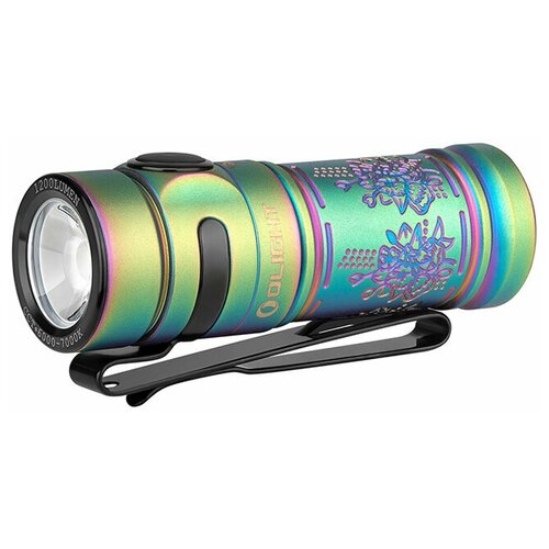 Ручной фонарь Olight Baton 3 Ti Spring, 1 х 16340, диод Luminus SST-40, 166 метров, 1200 люмен (Комплект)