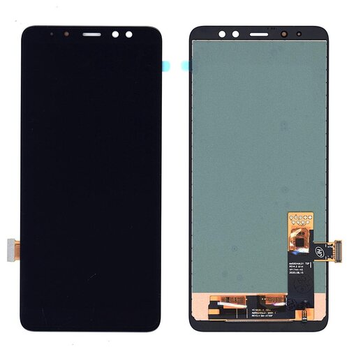 Модуль (матрица + тачскрин) Amperin для Samsung Galaxy A8 Plus (2018) A730F (TFT) черный