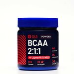 GLS Pharmaceuticals BCAA 2:1:1 аминокислоты для набора массы GLS со вкусом ягодного пунша, 280 г - изображение