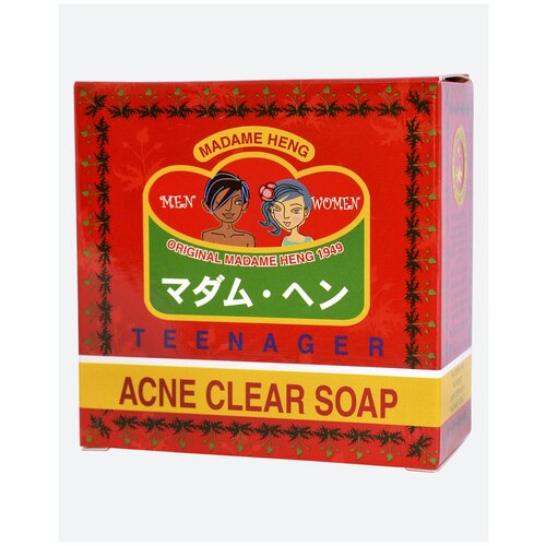 Натуральное мыло Madame Heng для проблемной кожи, Acne Clear Soap, 150гр.