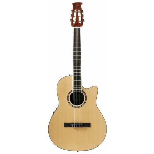 Гитара электроакустическая Applause AB24CС-4S Balladeer Mid Cutaway Nylon Natural Satin