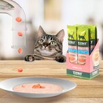 Лакомство для кошек TiTBiT Крем-суп с кусочками лосося, 10г х 16 шт. - изображение