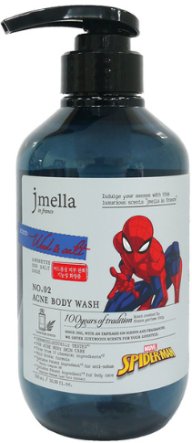 Мужской гель для душа против акне Jmella In France Marvel Wood & Salt Acne Body Wash 500 мл