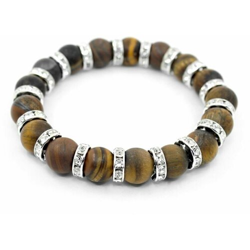 фото Handinsilver ( посеребриручку ) браслет из матового камня тигровый глаз 10мм