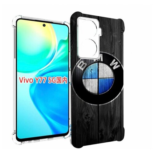 Чехол MyPads bmw бмв 5 мужской для Vivo Y77 5G задняя-панель-накладка-бампер