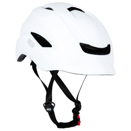 фото Велошлем stg wt-099, m (54-58 см), белый, в коробке