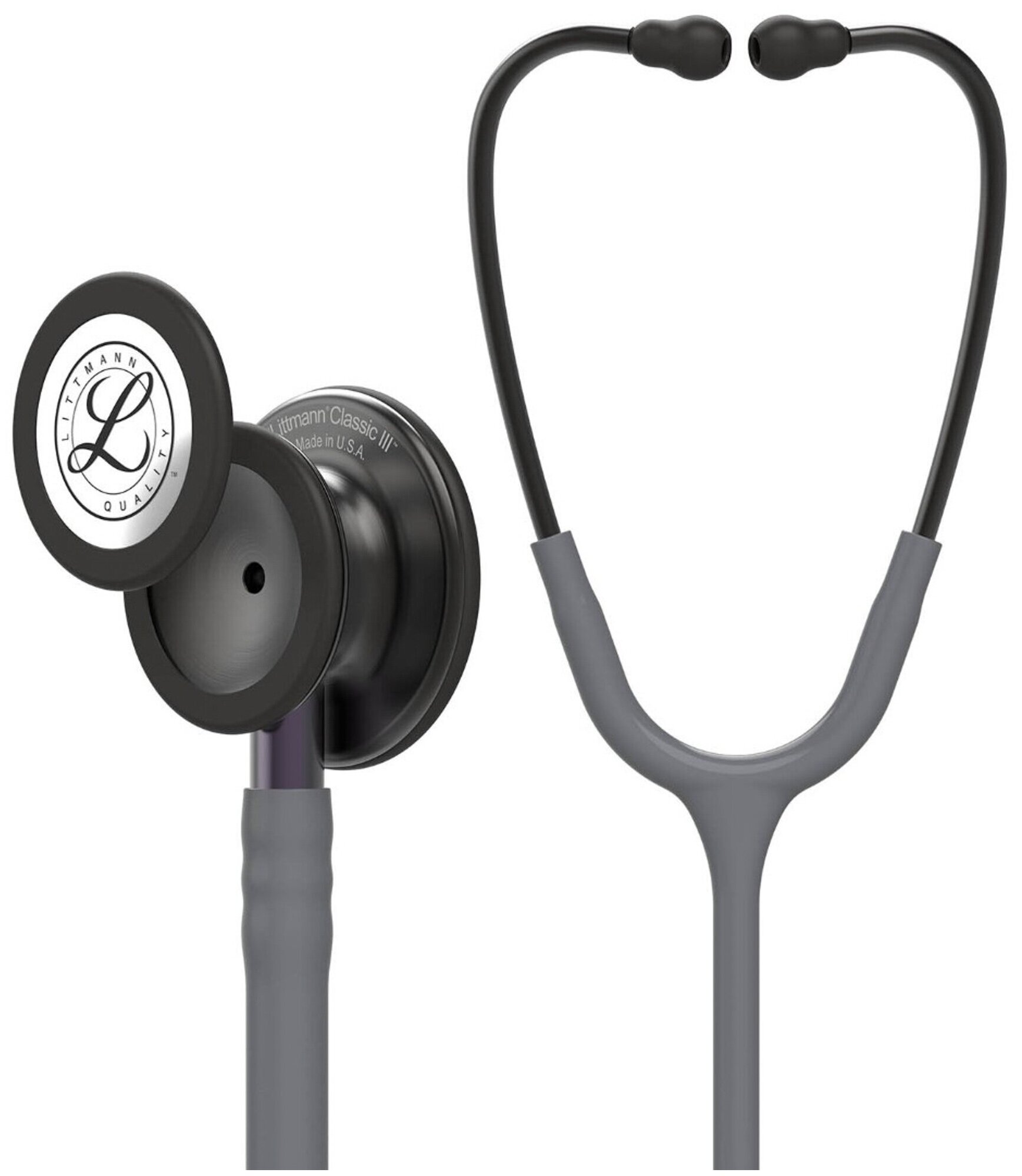 Стетоскоп Littmann Classic III Серый и дымчатый, двухсторонний, медицинский